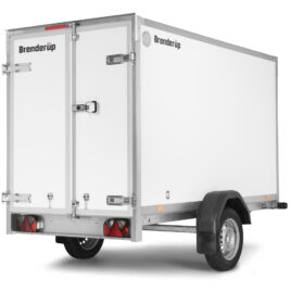przyczepa kontener Brenderup Cargo CD260UBD750 DMC 750kg 1 oś, drzwi