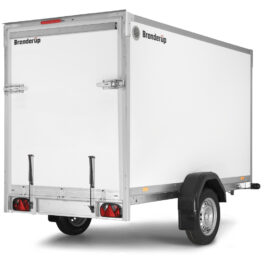 przyczepa kontener Brenderup Cargo CD260UBR750 DMC 750kg 1 oś, rampa