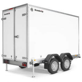 przyczepa kontener Brenderup Cargo CD300TBD2000 DMC 2000kg 2 osie, drzwi
