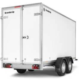 przyczepa kontener Brenderup Cargo CD350TBD2500 DMC 2500kg 2 osie, drzwi