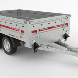 TEMARED TRANSPORTER 2515/2 2T, koła pod spodem, burty demontowalne, platforma